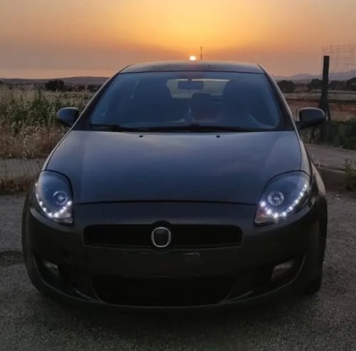 Fari daylight led neri fiat - fari,