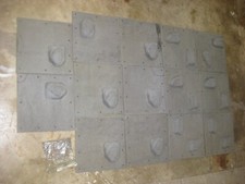 Lotto pannelli parco giochi pannello arrampicata pietra parete roccia tenuta manuale 14 piedi