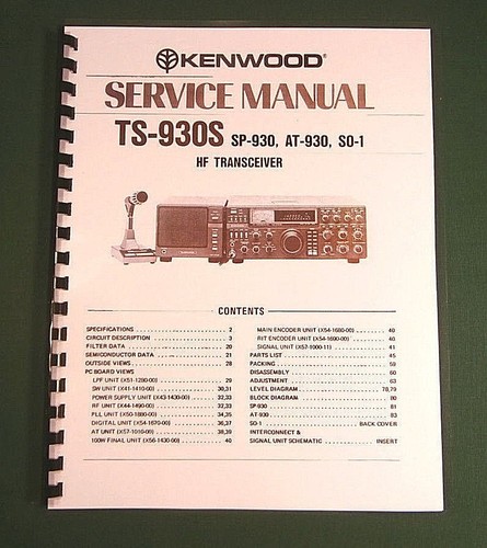 Kenwood 930s manuale di - kenwood,