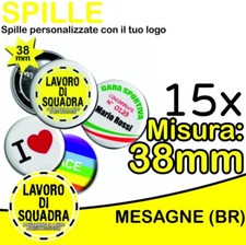15 SPILLE DA 38mm SPILLE