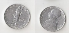 Vatican  10 lire 1953  