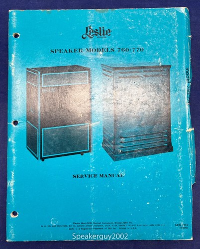 Original leslie speaker - leslie,