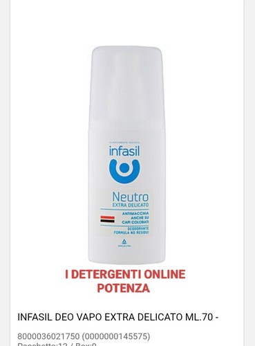 Infasil deodorante spray - infasil,