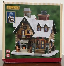 LEMAX Thicket Falls Cabin SKU#: 05698 Originale Usato Ottime Condizioni Resina