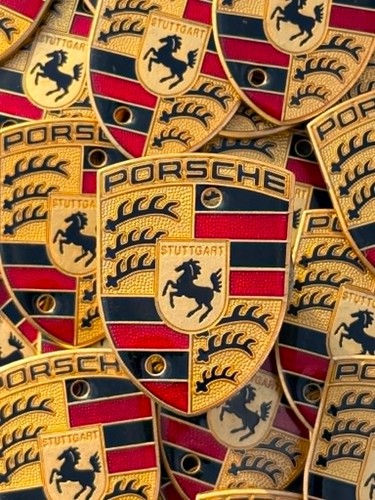 Emblema porsche per cerchi - emblema,