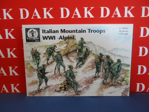 Scatola soldatini alpini - 1/72,