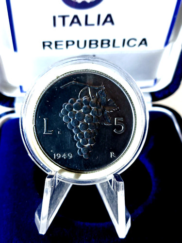 Italia repubblica lire 1949 - italia, 5