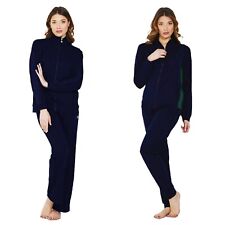 Tuta DONNA cotone felpato HOMEGA sport invernale casa palestra comodo 4 colori