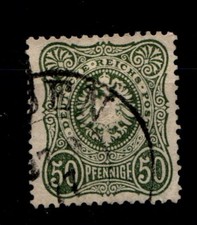 Impero tedesco 38b timbrato lievi difetti, marcato Wiegand BPP #GP061