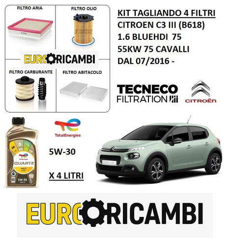 Kit tagliando filtri olio - kit,