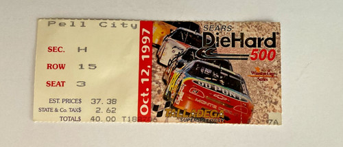 Biglietto 1997 talladega - 1997,