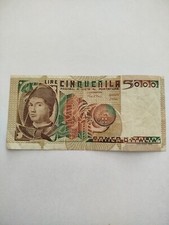 Italia banconota 5000 lire - banconota,
