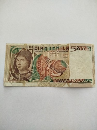 Italia banconota 5000 lire - italia,