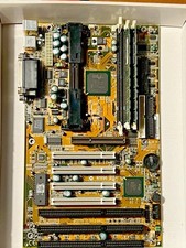 Scheda Madre MSI MS-6119 Ver:1.2 BX2-ISA PCI AGP SDRAM ATX Slot 1+2 RAM DA 128MB