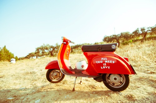 Vespa poster kunstdruck - ++,