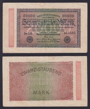 Banconota Germania 20000 mark