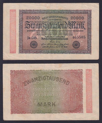 Banconota germania 20000 - germania, mark