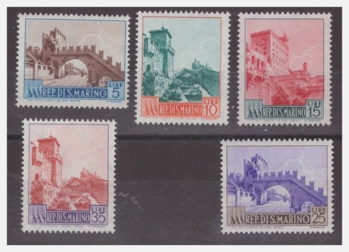 San marino 1955 - -, vedute