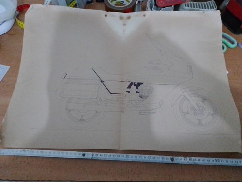 Moto guzzi vecchio disegno - ,,