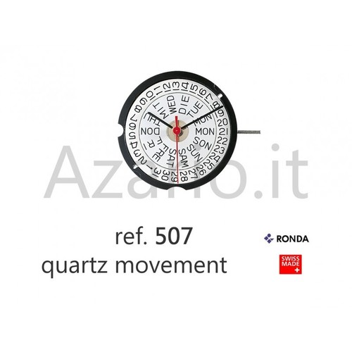 Movimento quarzo ronda 507 - al,