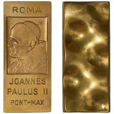 Medaglia placchetta lingottino - placchetta,
