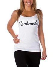 Seattle Seahawks All Sport Couture NFL Women's Double Team Camisole Top