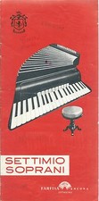 Farfisa - Catalogo Settimio Soprani - Depliant Fisarmoniche Accordeon 1956  