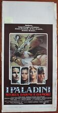 locandina originale I PALADINI prima ed.1983 GIACOMO BATTIATO