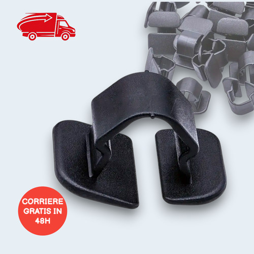 10x clip fissaggio cofano