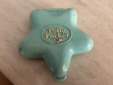 Cofanetto Polly Pocket Fairy Wishing Blue Bird 1992 vintage da collezione