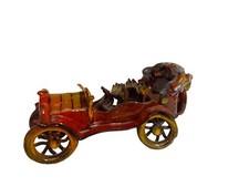 Scultura ceramica policroma, Macchinina MACCHINA Verzolini