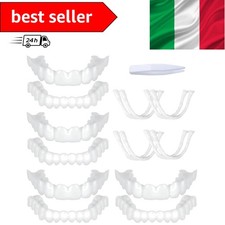 4 Paia Dentiera finta naturale