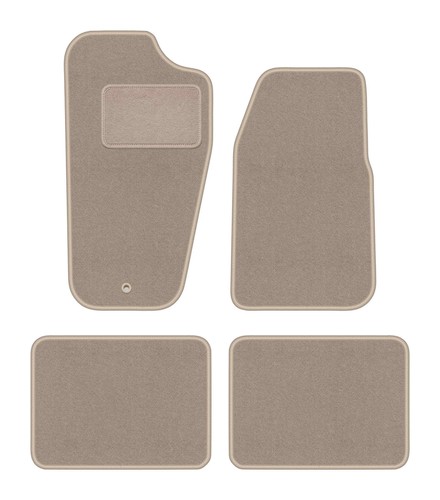 Tappetini velluto beige - tappetini,