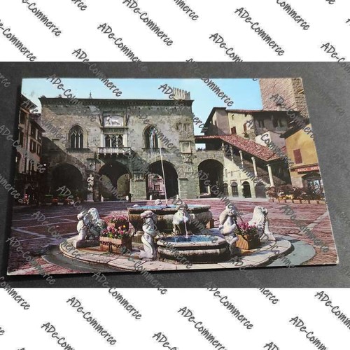Cartolina bergamo piazza - cartolina,