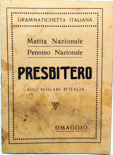 Grammatichetta italiana matita - italiana,