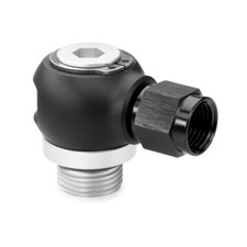 Raccordi Banjo Girevoli Nuke Performance AN-8 ORB su AN-6 Femmina Full Flow