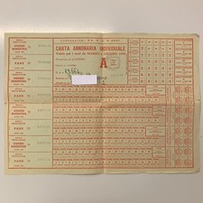 D003 - Carta Annonaria