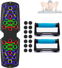 TAVOLA per FLESSIONI PUSH up BOARD MULTIFUNZIONE 13 in 1 PORTATILE PIEGHEVOLE MA