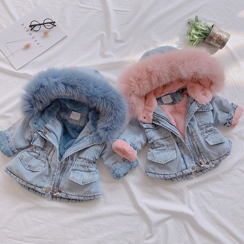 Cappotto invernale denim - cappotto,