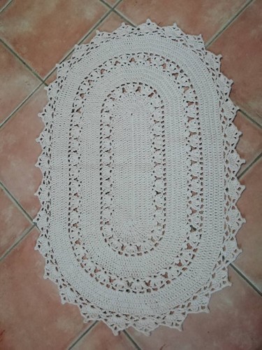 Tappeto salotto ovale - tappeto,