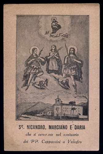 Antica cartolina religiosa - antica,