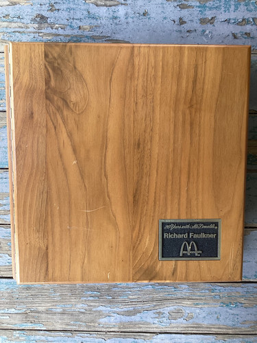 Raro libro legno originale - libro, in