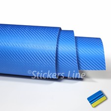 Pellicola adesiva carbonio BLU