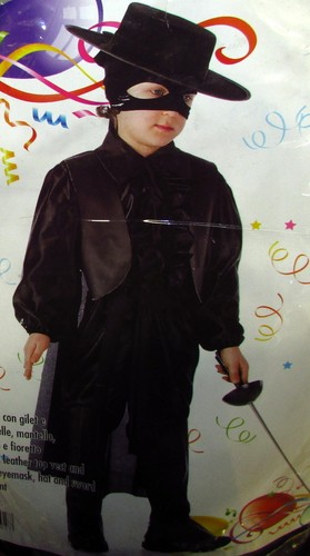 Vestito carnevale zorro - vestito,