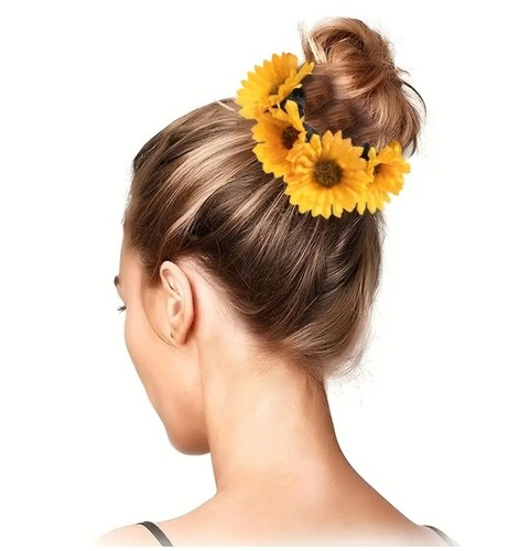 Cravatta per capelli girasole