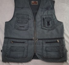Gilet uomo vintage verde pace