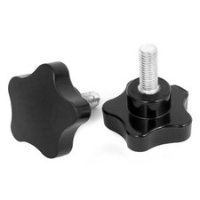 2x male screw knob clamping