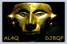 Radioamatore QSL AL4Q DJ8QP Colombia 2014 contatto Yaesu FT-857D