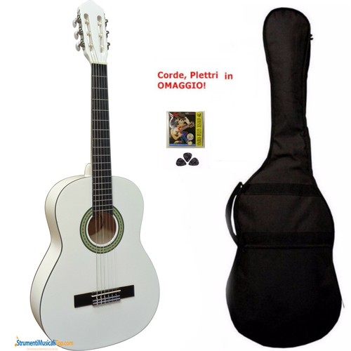 Chitarra classica bianco - chitarra,