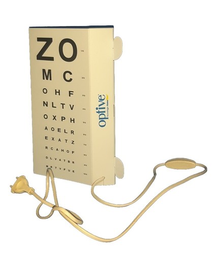 Lampada oculista occhi lettere - occhi,